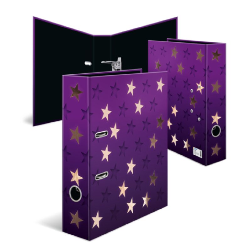 HERMA Classeur à motif "Brillant" Étoiles, A4