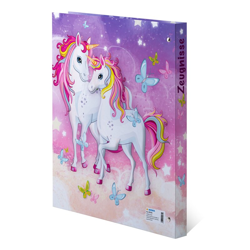 HERMA Zeugnisringbuch "Einhorn", DIN A4