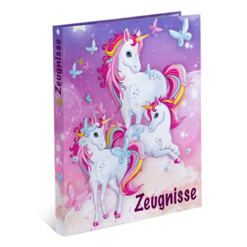 HERMA Zeugnisringbuch "Einhorn", DIN A4