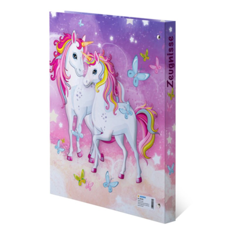 HERMA Zeugnisringbuch "Einhorn", DIN A4