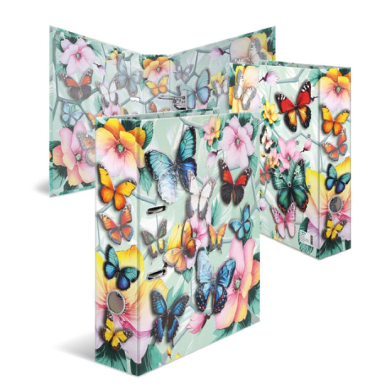HERMA Classeur à motif "Papillons", A4