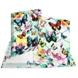 HERMA Chemise à élastique "Papillons", carton, A4