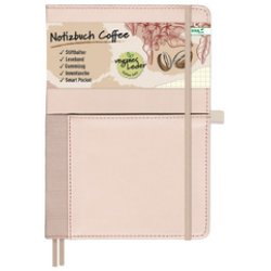 RNK Verlag Cahier Vegan "Coffee", quadrillé, A5