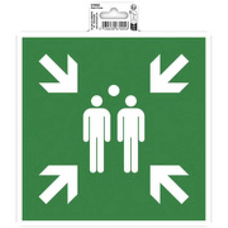 EXACOMPTA Panneau de signalisation "Point de rassemblement"