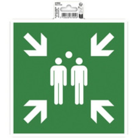 EXACOMPTA Panneau de signalisation "Point de rassemblement"