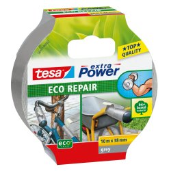 tesa Ruban adhésif toilé extra Power REMOVABLE REPAIR, gris
