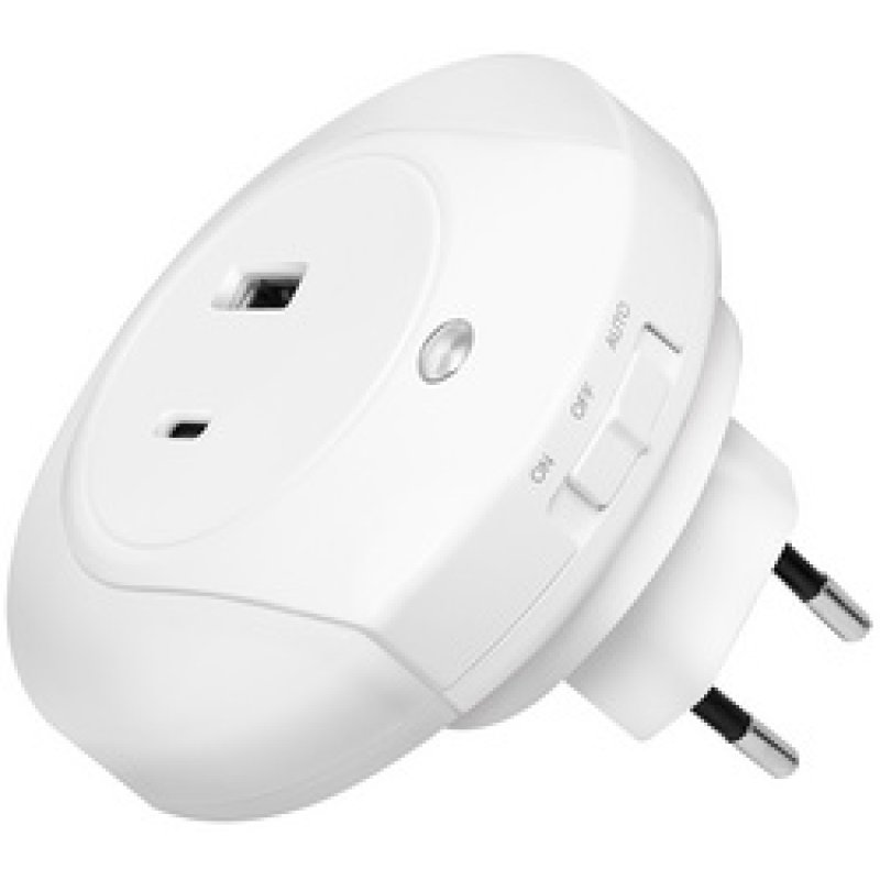 LogiLink Lumière d'orientation à LED avec capteur, blanc