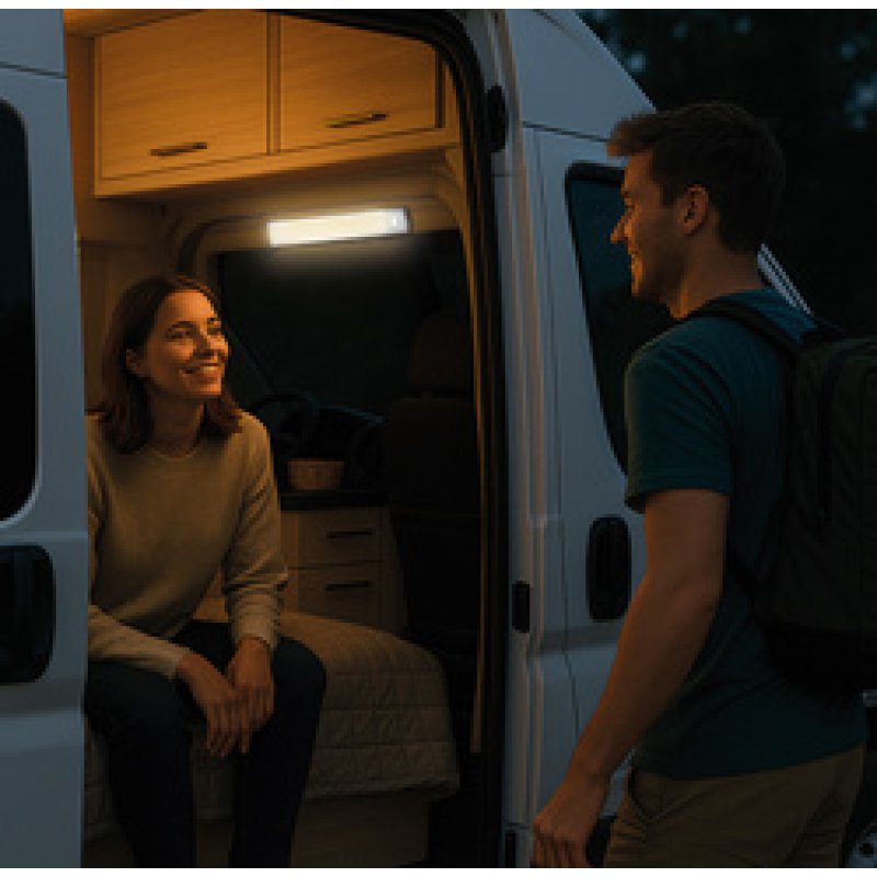 LogiLink Lampe sous-meuble LED, 300 mm, capteur de mouvement