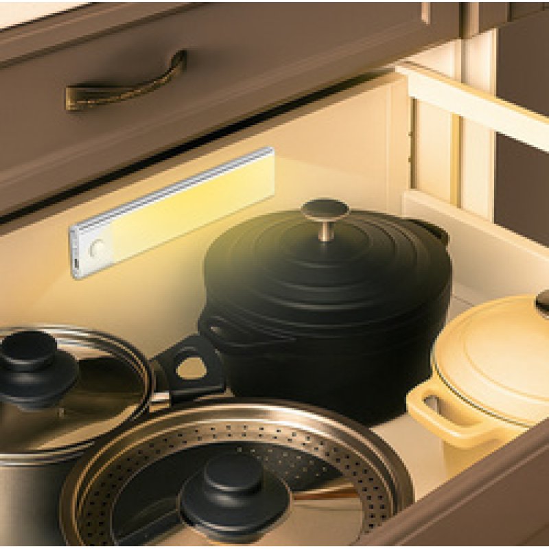 LogiLink Lampe sous-meuble LED, 200 mm, capteur de mouvement