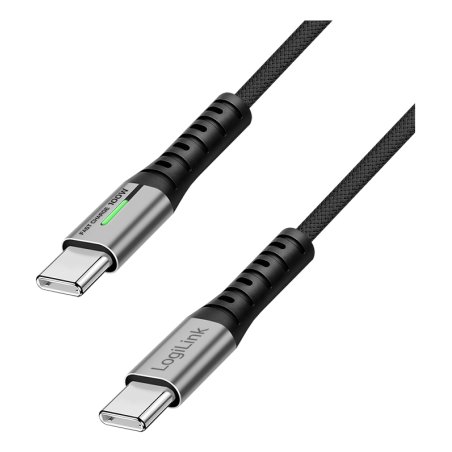 LogiLink CU0430 câble USB USB 3.2 Gen 2x2 0,3 m USB C Noir