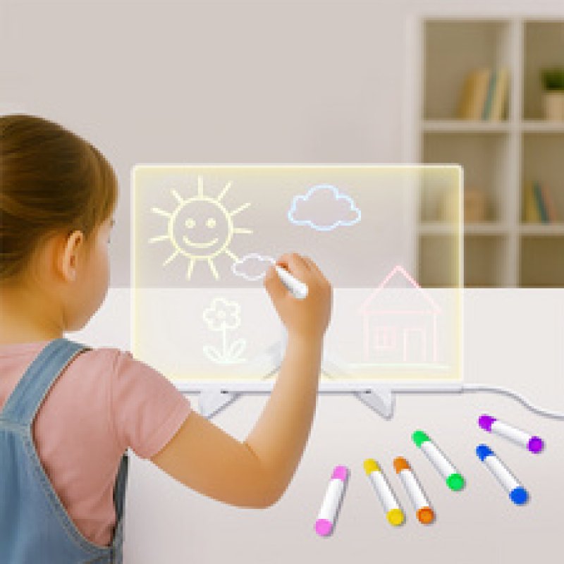 LogiLink Beleuchtete Acryl-Schreibtafel, 300 x 200 mm