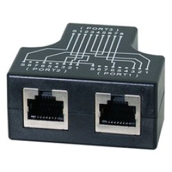 LogiLink RJ45 Anschlussdoppler, 2x 10/100 BaseT