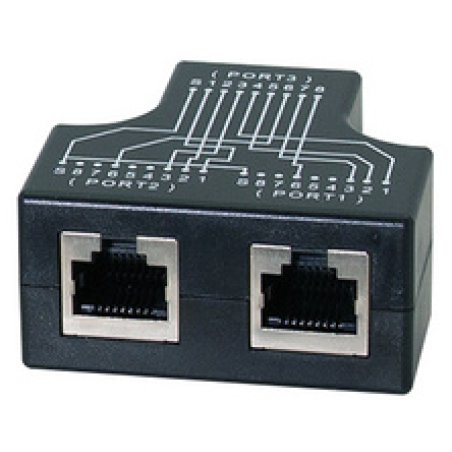 LogiLink RJ45 Anschlussdoppler, 2x 10/100 BaseT