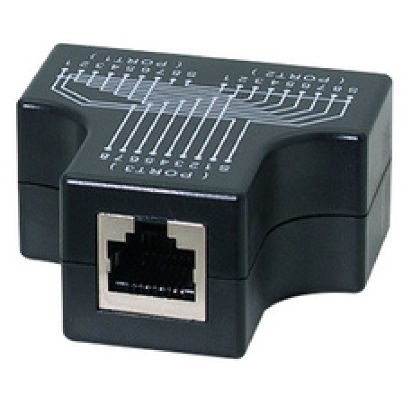 LogiLink RJ45 Anschlussverdoppler, 1:1 parallel geschaltet