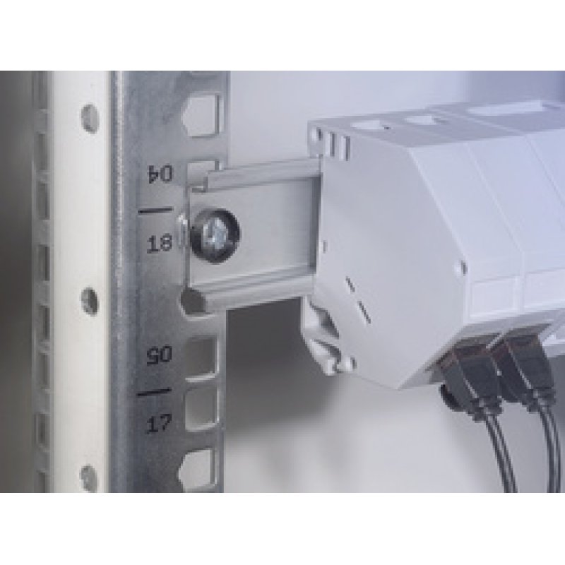 LogiLink 19" Hutschiene, für DIN-Montagegeräte