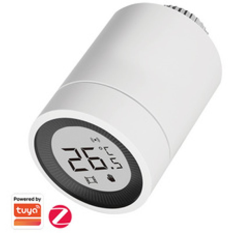 LogiLink Wi-Fi Smart Zigbee Thermostat-Heizkörperventil,weiß