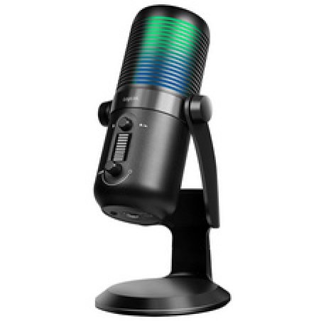 LogiLink USB Mikrofon mit RGB-Licht,Cardioid/omnidirektional
