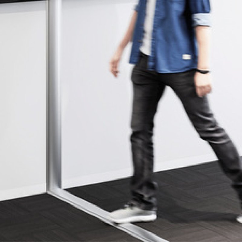 LogiLink Passe-câbles de sol, alu & ABS, 1.104 mm, argent