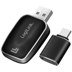 LogiLink Adaptateur auto BT 5.0, compatible bluethooth, noir