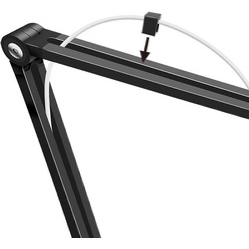 LogiLink Pied de micro, longeur du bras: 840 mm max., noir