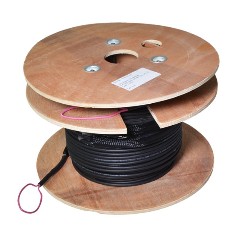 LogiLink Câble fibre optique U-DQ(ZN)BH, OM4, 100 m, noir