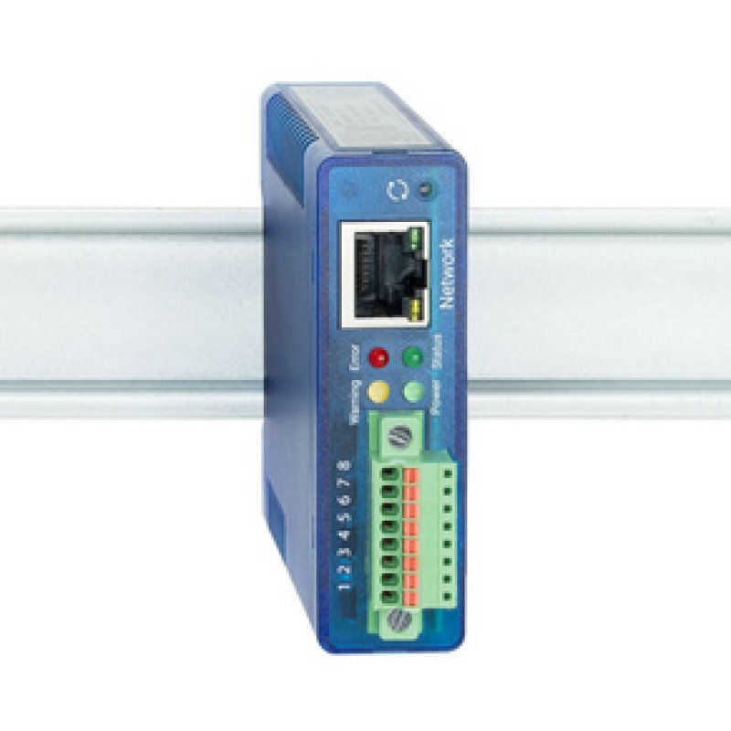 W&T Web-IO 4.0 analogique 0-10V, PoE, IP20, bleu