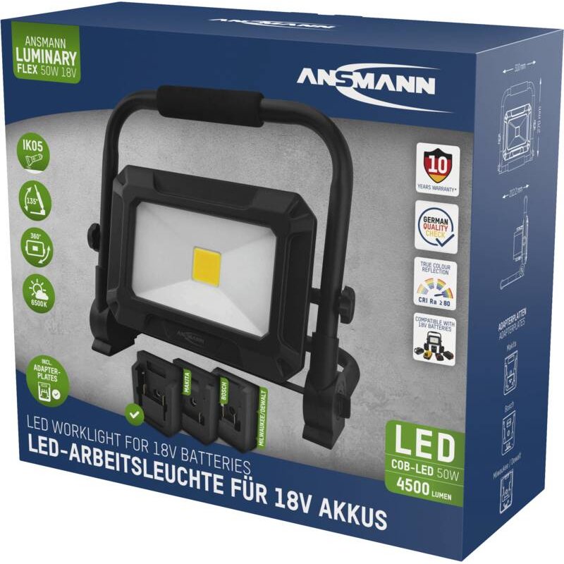 Ansmann FL50W Noir LED 50 W