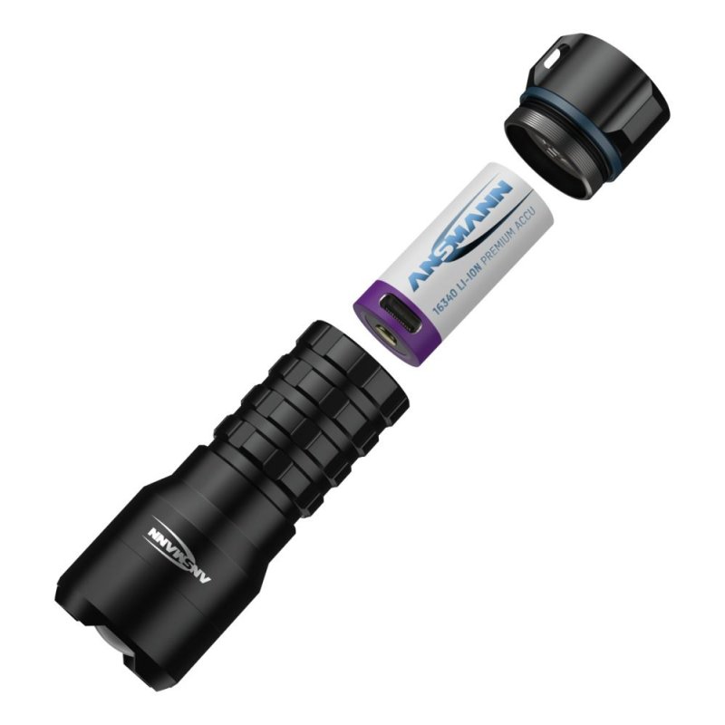 Ansmann TS450RF Noir Lampe torche LED