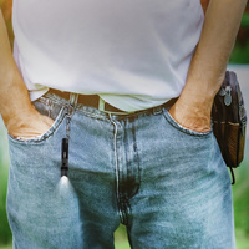 ANSMANN Lampe de poche LED Adventure TA90B, noir