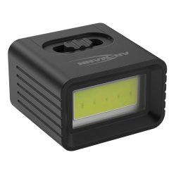 ANSMANN Mini lampe LED ACTION avec pile 9V, noir