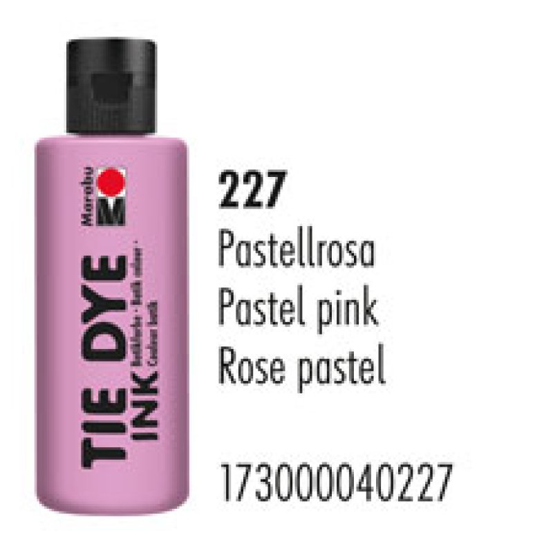 Marabu Peinture batik TIE DYE INK, 80 ml, rose pastel 227