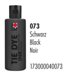 Marabu Peinture batik TIE DYE INK, 80 ml, noir 073