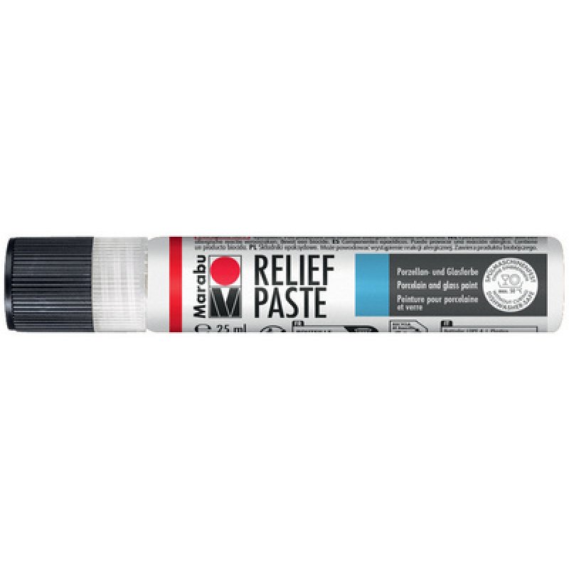 Marabu Reliefpaste, Liner, 25 ml, 782 metallic-silber