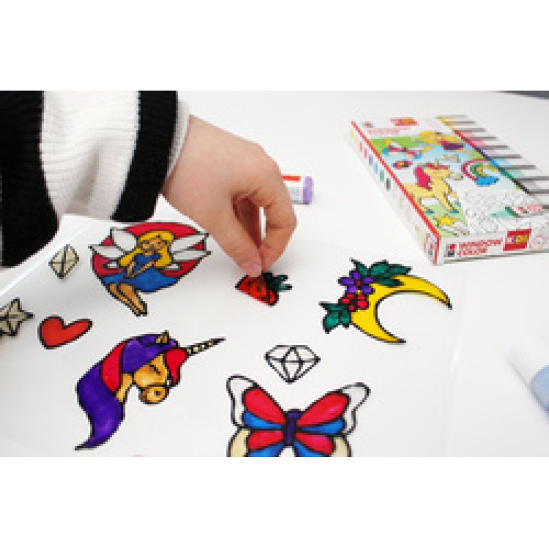 Marabu KiDS Window Color-Set "Glitzerfee", 10 x 25 ml