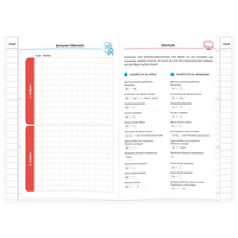 ROTH Hausaufgabenheft Teens für clevere Faule Soccer Collage