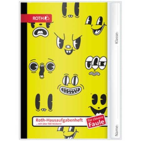 ROTH Hausaufgabenheft Teens für clevere Faule Cute Pear