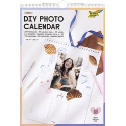 folia Kreativ-Wandkalender, DIN A4, weiß