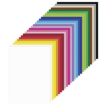 folia Carton coloré, A4, 180 g/m2, 500 feuilles, 25 couleurs