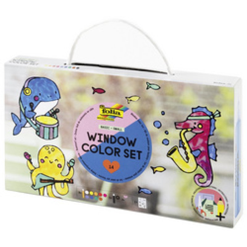 folia Kit Window Color BASIC SMALL, 10 x 30 ml
