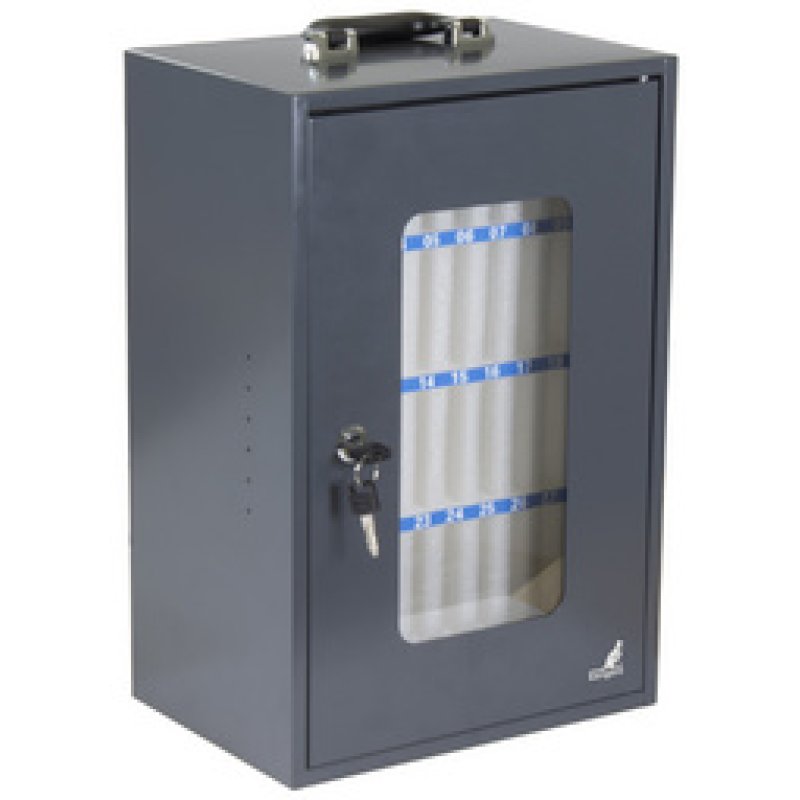 kangaro Armoire pour smartphones, 36 logements, gris foncé