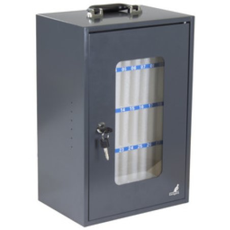 kangaro Armoire pour smartphones, 36 logements, gris foncé