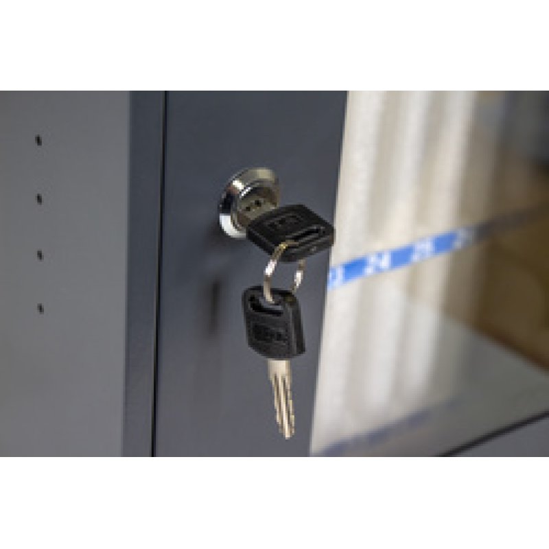 kangaro Armoire pour smartphones, 36 logements, gris foncé