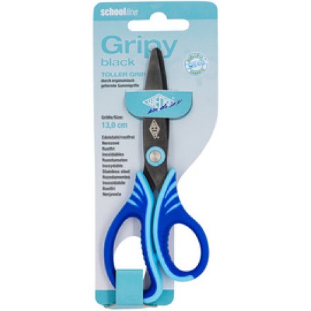 WEDO Ciseaux de bricolage Gripy black, rond, 130 mm