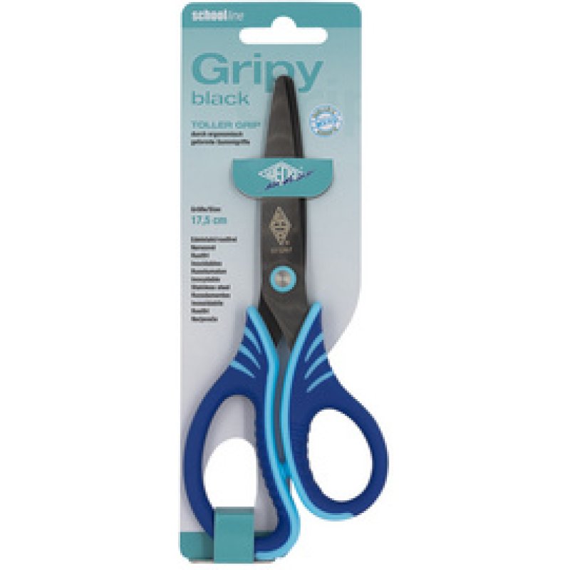 WEDO Ciseaux de bricolage Gripy black, rond, 130 mm