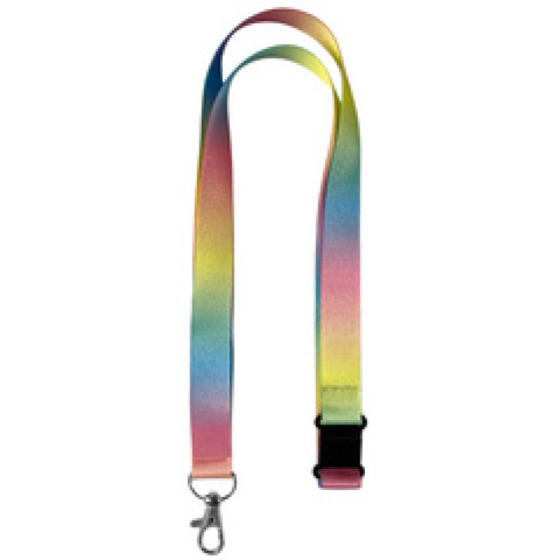 AVERY Tour de cou, en rPET, 20 x 440 mm, tons bleus