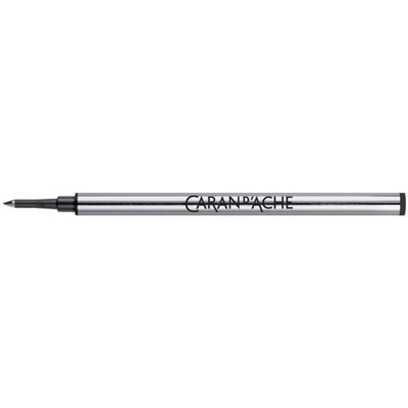 CARAN D'ACHE Recharge pour stylo roller, F, noir