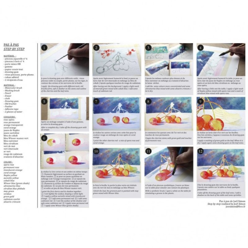 Clairefontaine 96098C papier créatif 12 feuilles