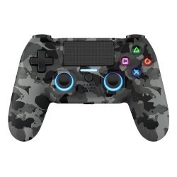 Dragonshock Mizar Noir, Gris, Camouflage Bluetooth Manette de jeu Analogique/Numérique PC, PlayStation 4, Android