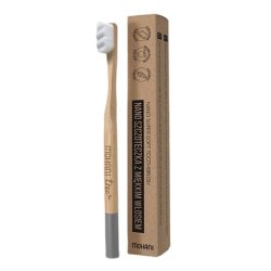 Mohani Nano Bamboo Toothbrush Gray