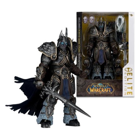 WORLD OF WARCRAFT - Roi Liche - Figurine Elite Edition 18cm